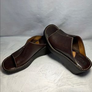 Born Leather Wedges